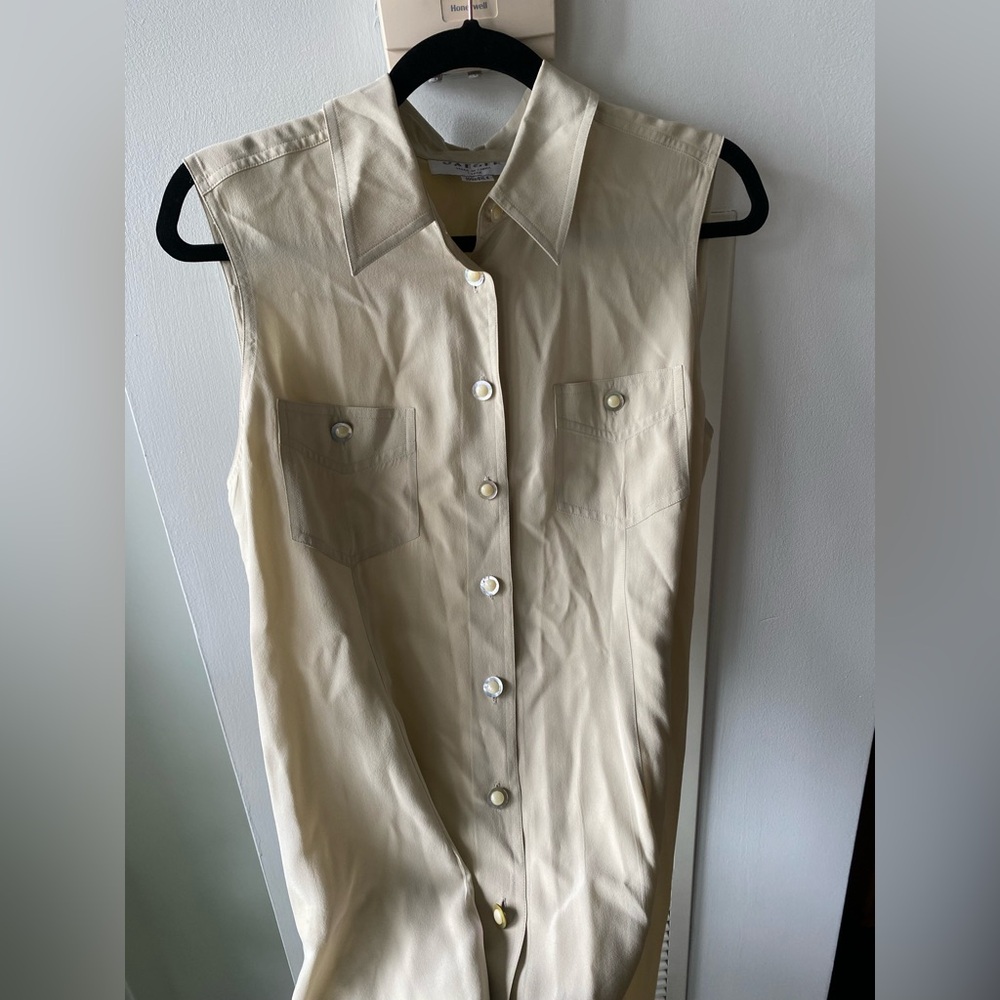 Vintage Jaeger silk shirt/dress